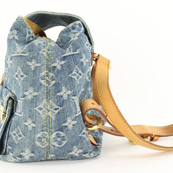 Louis Vuitton Monogram Denim Mini Backpack Sac a Dos PM 6LVJ1020 main image 4
